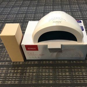 UV LED Nail Lamp, SUNUV Gel Nail Light for Nail Polish 48W UV Dryer with 3 Timer